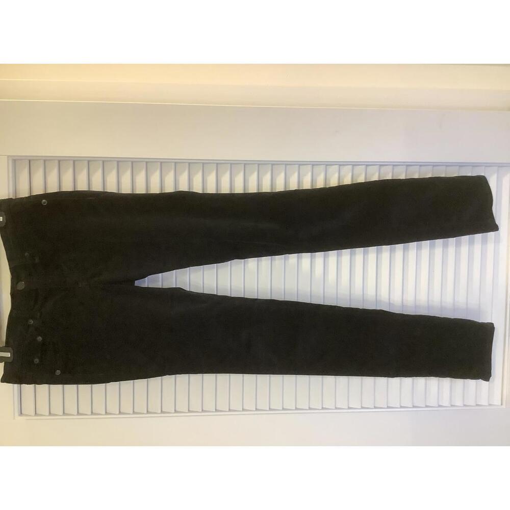 rag & bone Black Velvet Low Rise Skinny 5 Pocket Jeans Party Dressy Casual 26